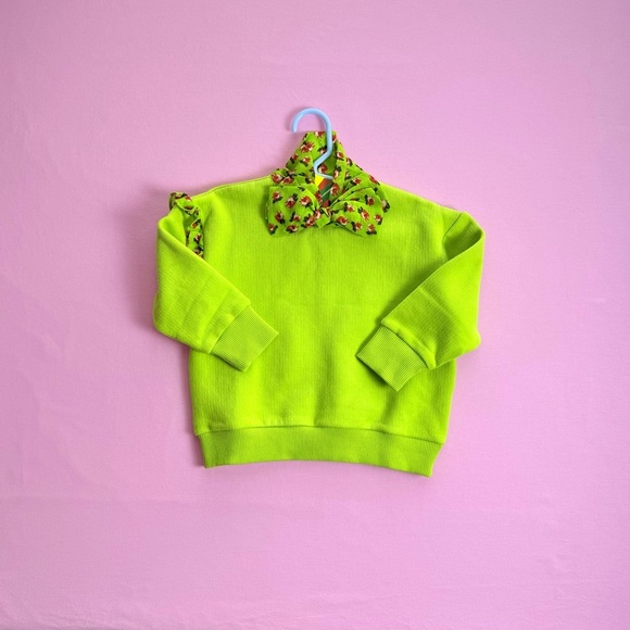 NWT Korean Clothing Brand I Love J Toddler Fleece Sweatshirt Size 4T - Picture 2 of 9